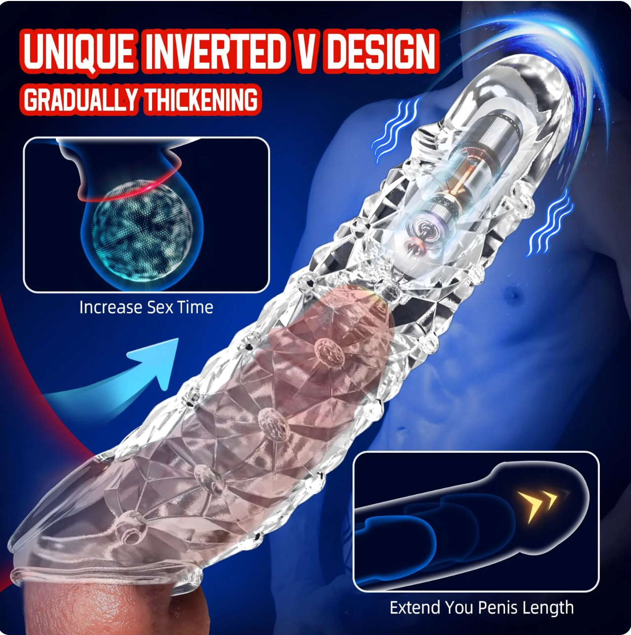 Bigger. Harder. Wilder. The Explosive Vibrating Wolf-Tooth Crystal Sleeve