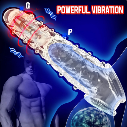 Bigger. Harder. Wilder. The Explosive Vibrating Wolf-Tooth Crystal Sleeve